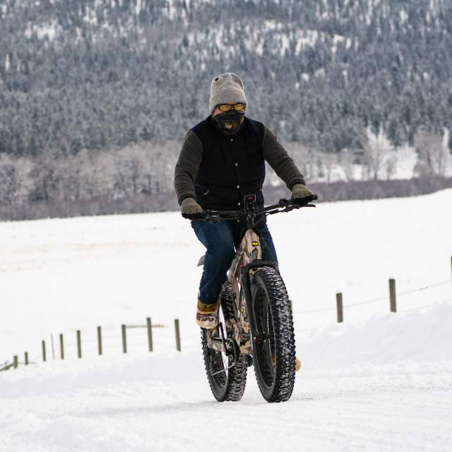 Montana Winter Bike Riding: Fat Tire Electric Bikes
