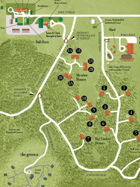 Wilderness Resort Maps - The Resort At Paws Up